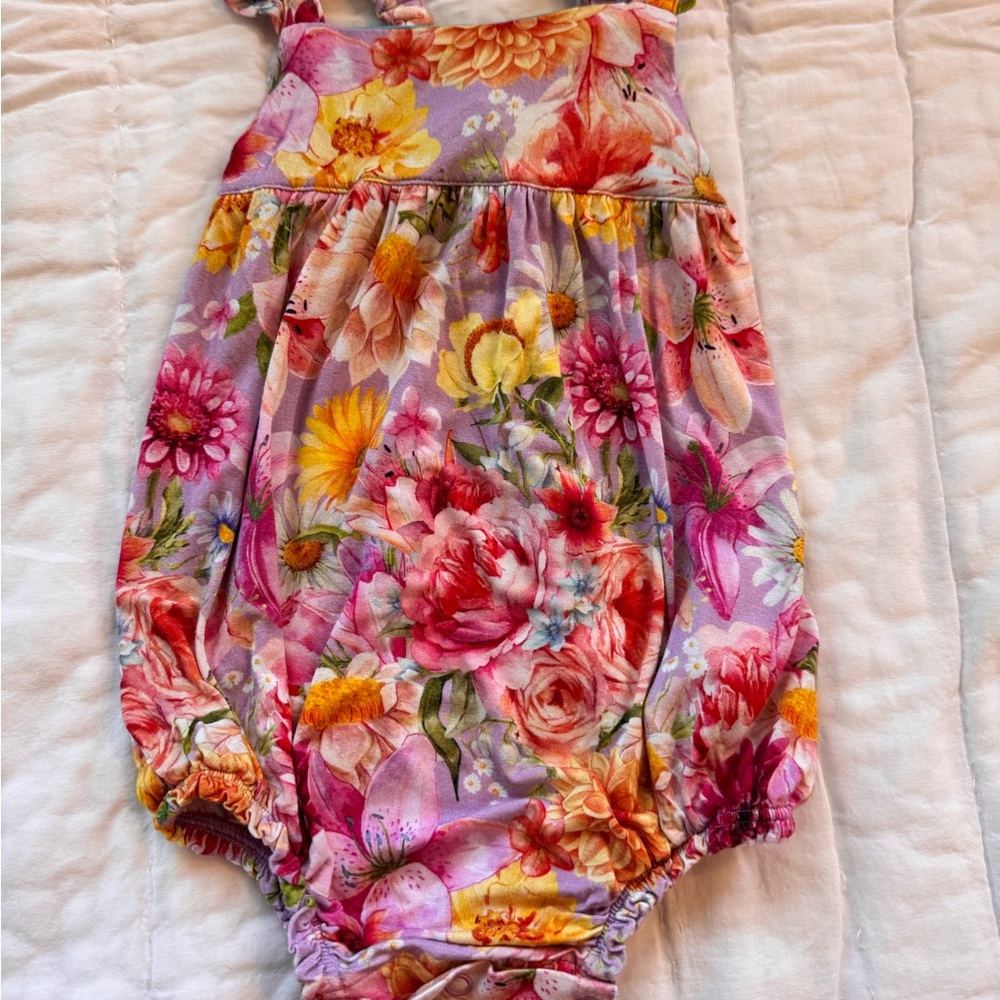 Posh Peanut - Flower Power Bubble Rompers (18-24 mos) - Picture 8 of 9